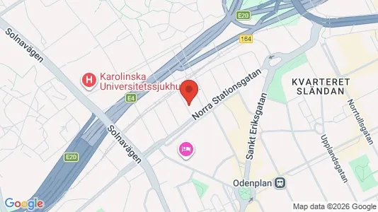 Apartments for rent i Vasastan - kort over placeringen
