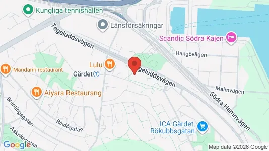 Apartments for rent i Gärdet/Djurgården - kort over placeringen