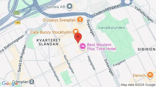 Apartments for rent i Vasastan - kort over placeringen