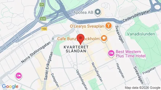 Apartments for rent i Vasastan - kort over placeringen