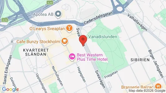Apartments for rent i Vasastan - kort over placeringen