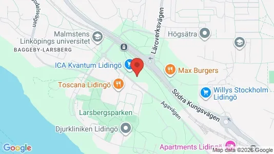 Apartments for rent i Lidingö - kort over placeringen
