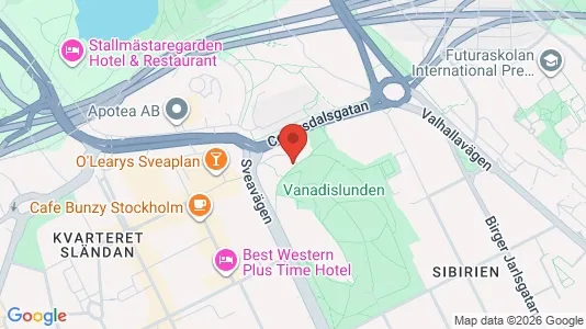 Apartments for rent i Vasastan - kort over placeringen