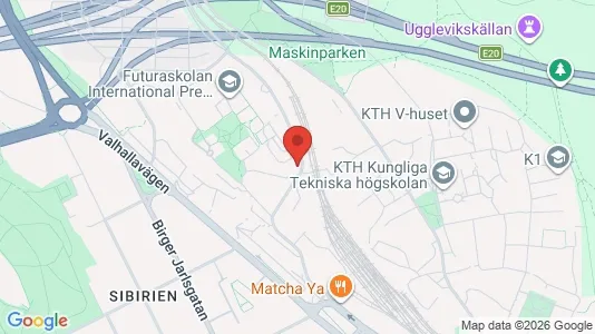Rooms for rent i Östermalm - kort over placeringen