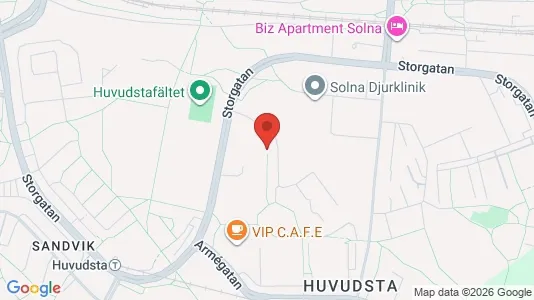 Apartments for rent i Solna - kort over placeringen