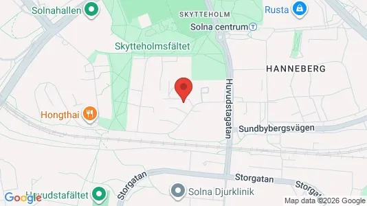 Apartments for rent i Solna - kort over placeringen