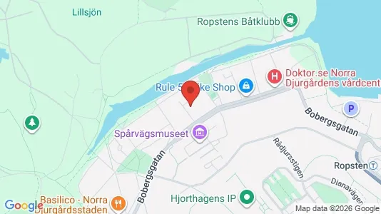 Apartments for rent i Gärdet/Djurgården - kort over placeringen