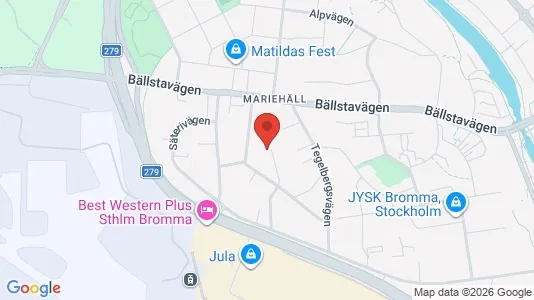 Apartments for rent i Stockholm West - kort over placeringen