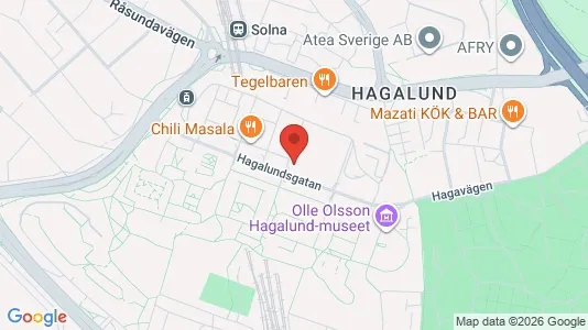 Apartments for rent i Solna - kort over placeringen