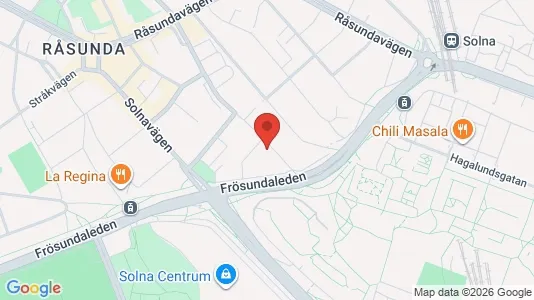 Apartments for rent i Solna - kort over placeringen