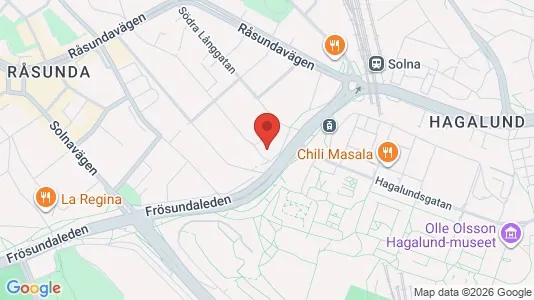 Apartments for rent i Solna - kort over placeringen