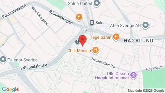 Apartments for rent i Solna - kort over placeringen