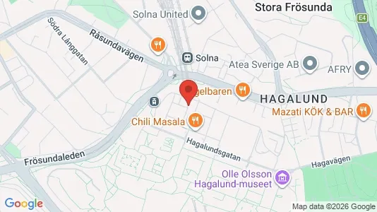 Apartments for rent i Solna - kort over placeringen
