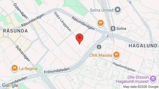 Apartments for rent i Solna - kort over placeringen