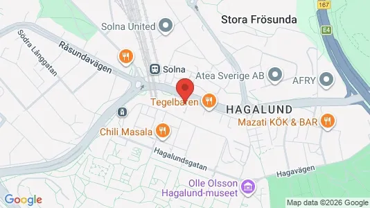 Apartments for rent i Solna - kort over placeringen