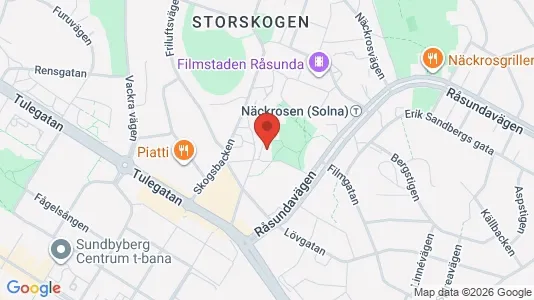 Apartments for rent i Solna - kort over placeringen