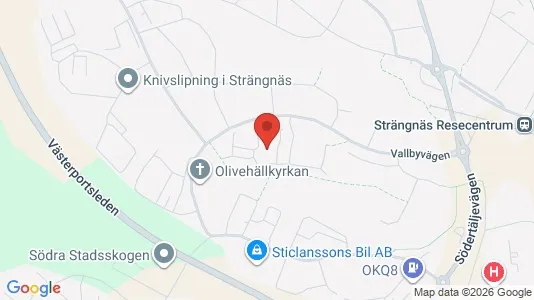 Apartments for rent i Strängnäs - kort over placeringen