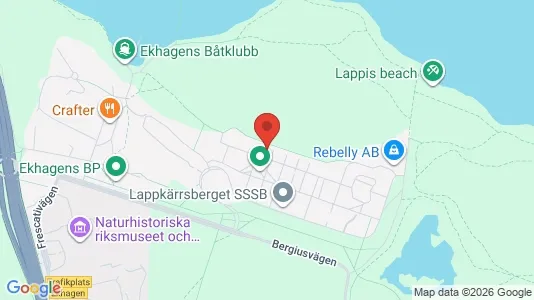 Rooms for rent i Östermalm - kort over placeringen
