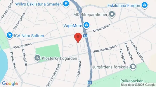 Apartments for rent i Eskilstuna - kort over placeringen
