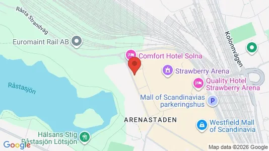 Apartments for rent i Solna - kort over placeringen