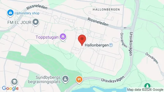 Rooms for rent i Sundbyberg - kort over placeringen