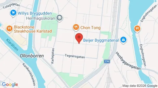 Apartments for rent i Karlstad - kort over placeringen