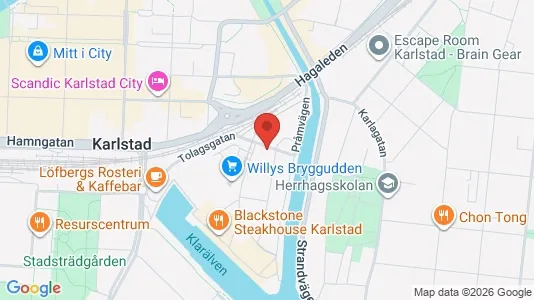 Apartments for rent i Karlstad - kort over placeringen