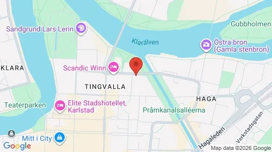Apartments for rent i Karlstad - kort over placeringen