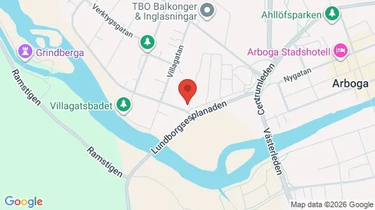 Apartments for rent i Arboga - kort over placeringen