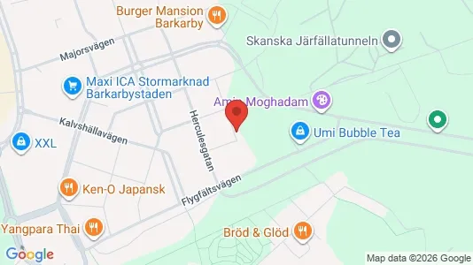 Apartments for rent i Helsingborg - kort over placeringen