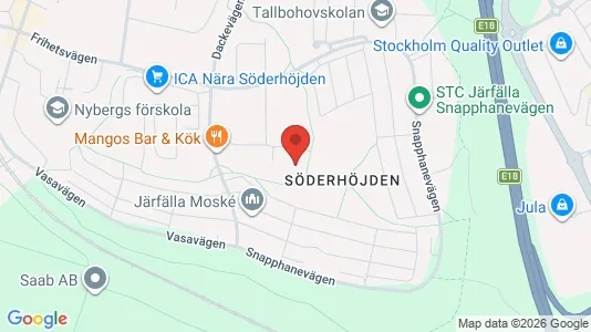 Apartments for rent i Järfälla - kort over placeringen