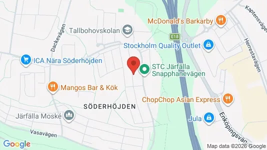 Apartments for rent i Järfälla - kort over placeringen