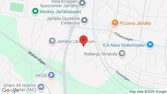 Apartments for rent i Järfälla - kort over placeringen
