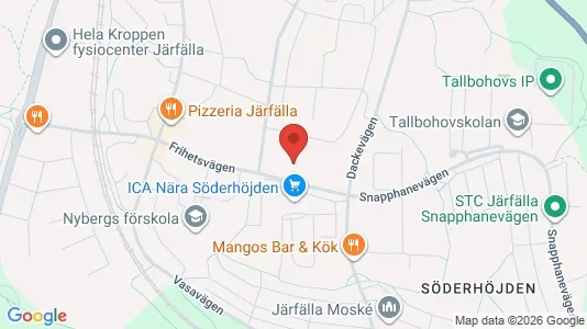 Apartments for rent i Järfälla - kort over placeringen