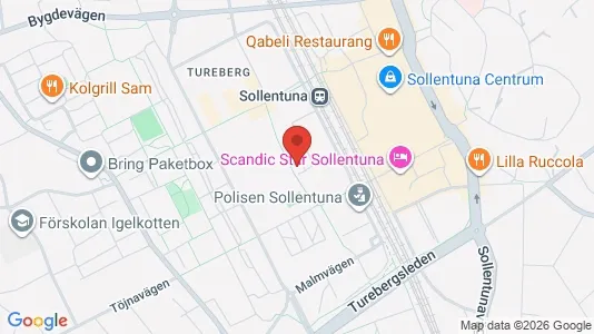 Apartments for rent i Sollentuna - kort over placeringen