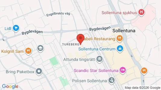 Apartments for rent i Sollentuna - kort over placeringen