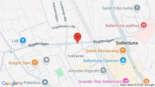 Apartments for rent i Sollentuna - kort over placeringen