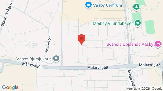 Apartments for rent i Upplands Väsby - kort over placeringen