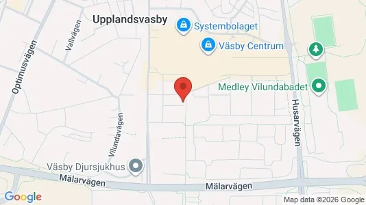 Apartments for rent i Upplands Väsby - kort over placeringen