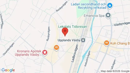 Apartments for rent i Upplands Väsby - kort over placeringen