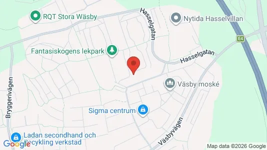 Apartments for rent i Upplands Väsby - kort over placeringen