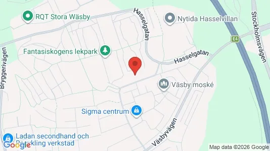 Apartments for rent i Upplands Väsby - kort over placeringen