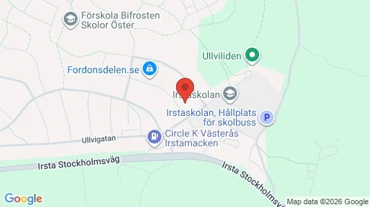 Apartments for rent i Västerås - kort over placeringen