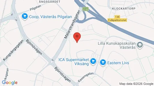 Apartments for rent i Västerås - kort over placeringen