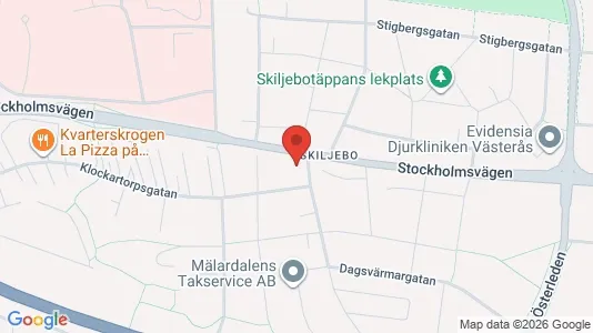Apartments for rent i Västerås - kort over placeringen