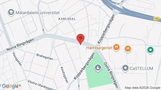 Apartments for rent i Västerås - kort over placeringen