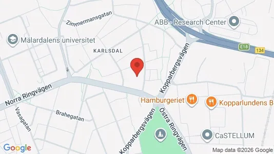 Apartments for rent i Västerås - kort over placeringen