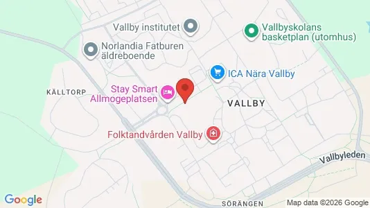 Apartments for rent i Västerås - kort over placeringen