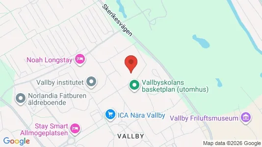 Apartments for rent i Västerås - kort over placeringen