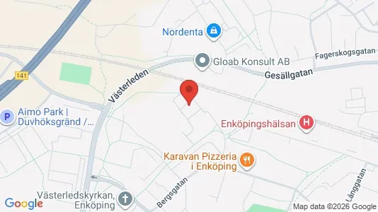 Apartments for rent i Enköping - kort over placeringen